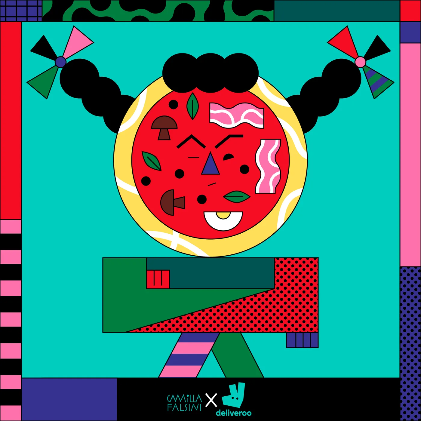 Un brand illustrato dalla A alla Z: Deliveroo — 9