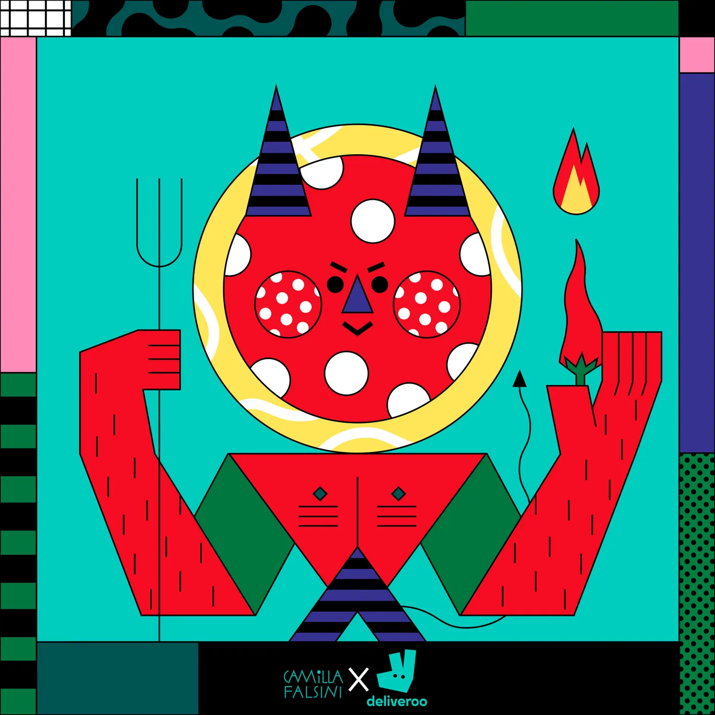 Un brand illustrato dalla A alla Z: Deliveroo — 10