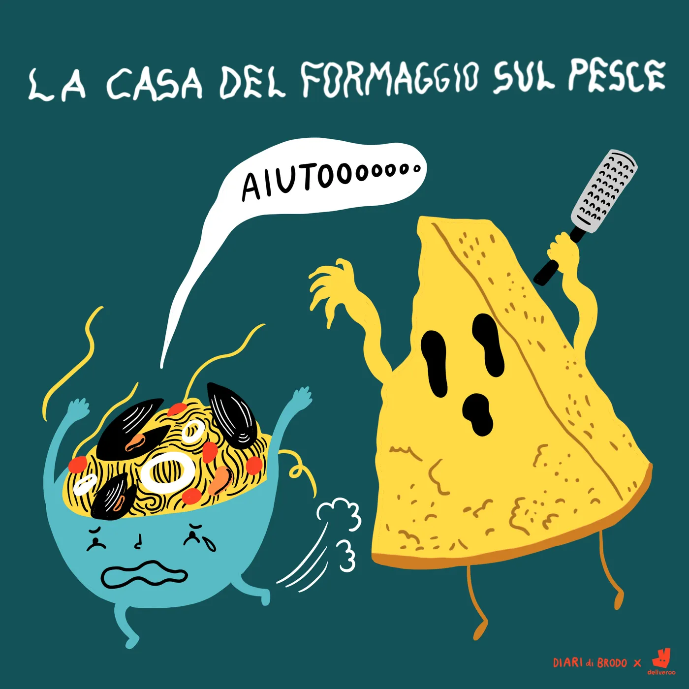 Un brand illustrato dalla A alla Z: Deliveroo — 7
