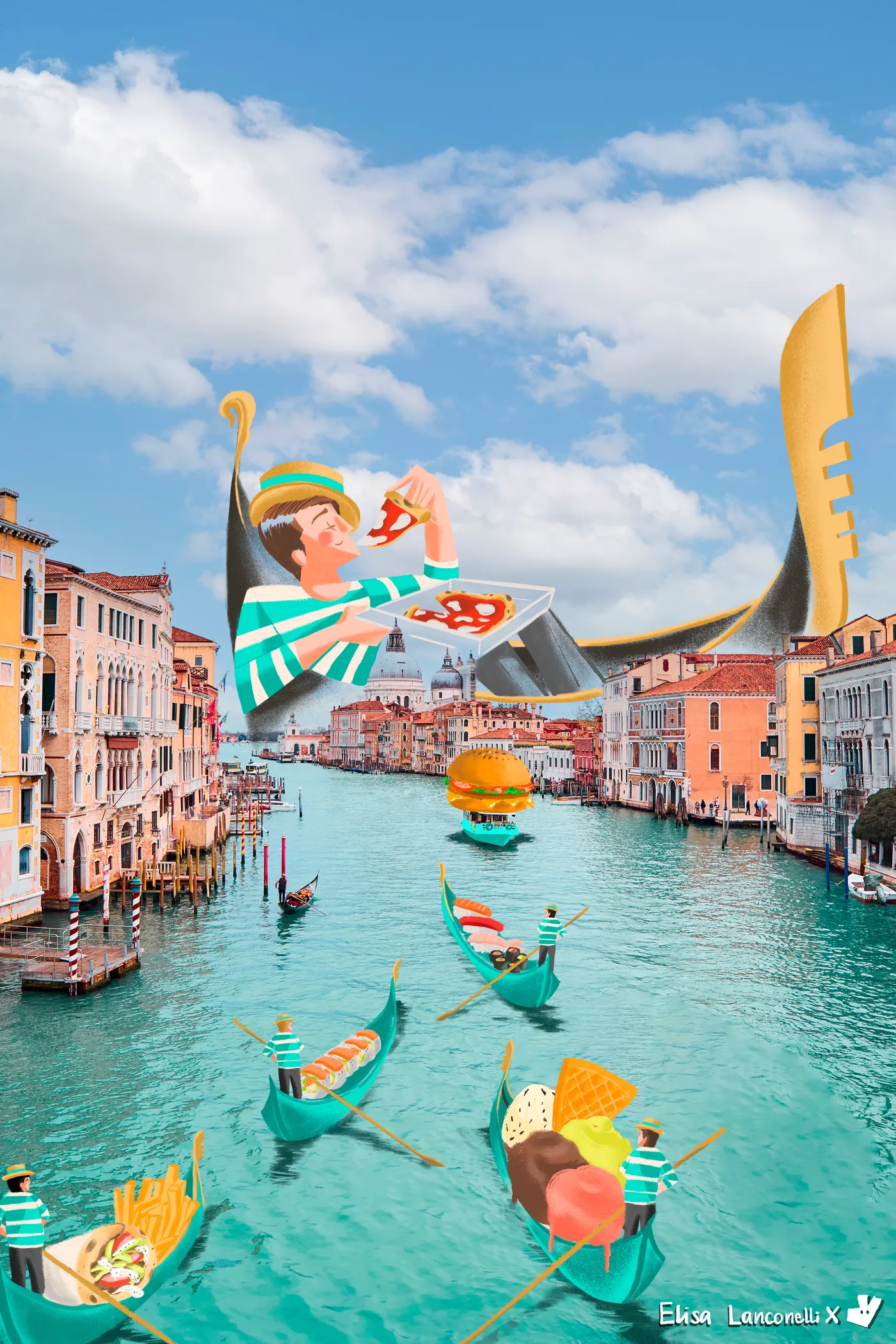 Un brand illustrato dalla A alla Z: Deliveroo — 2