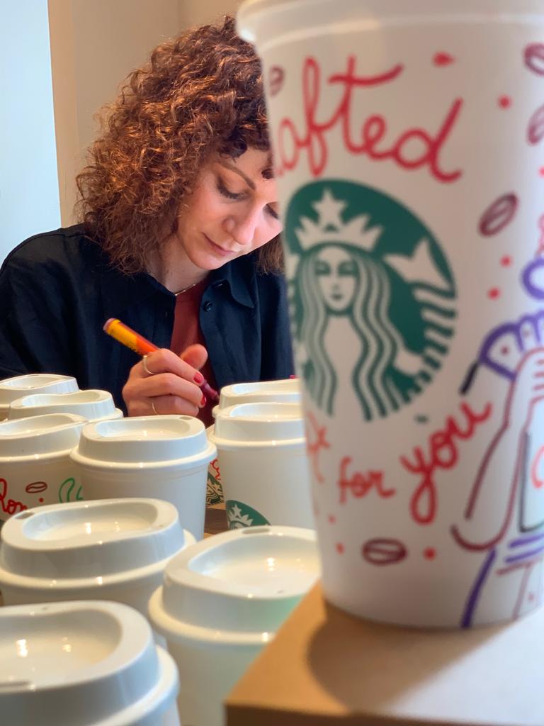 L'arrivo di Starbucks a Roma, illustrato — 2