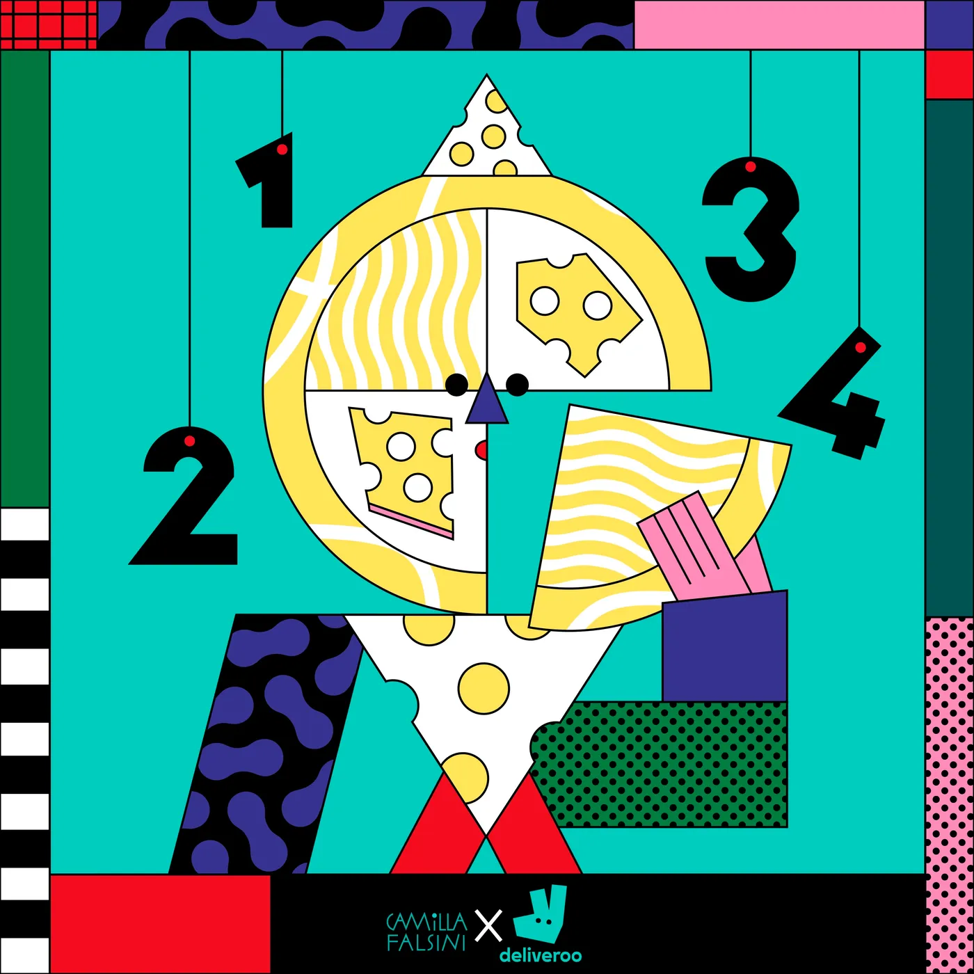 Un brand illustrato dalla A alla Z: Deliveroo — 8