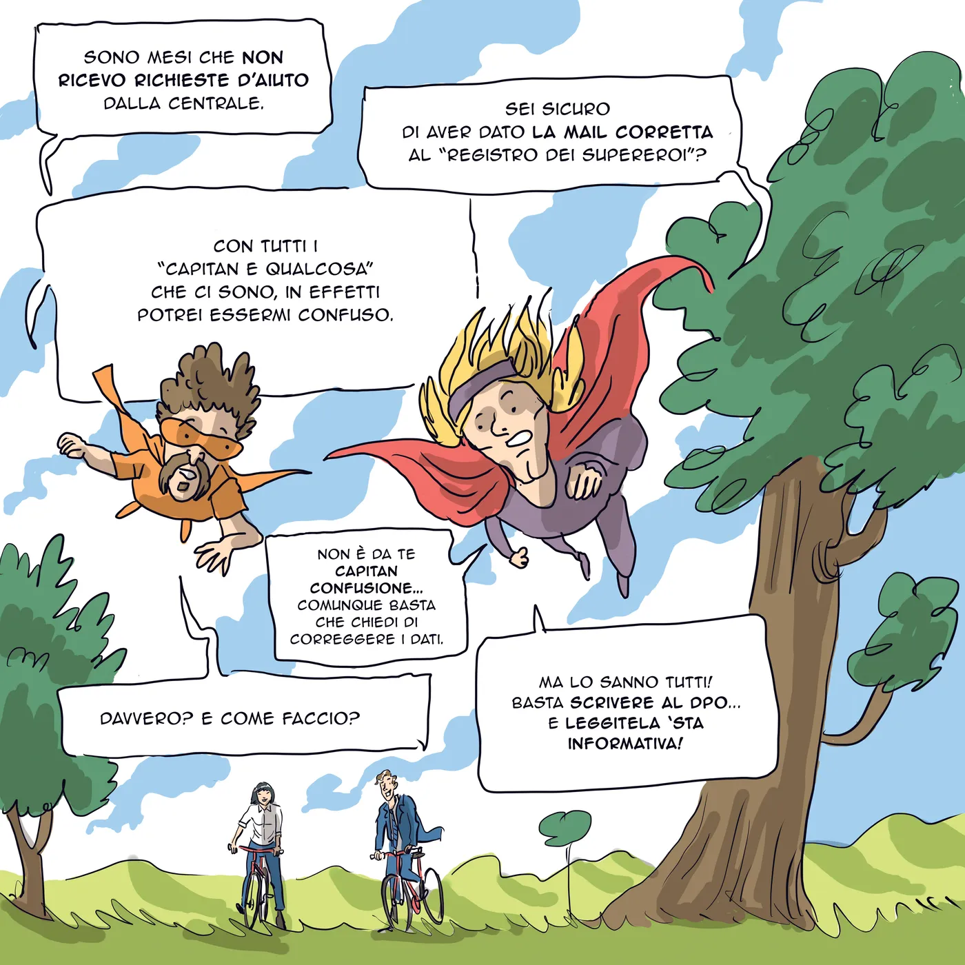 Zurich Connect spiega la privacy a fumetti — 10