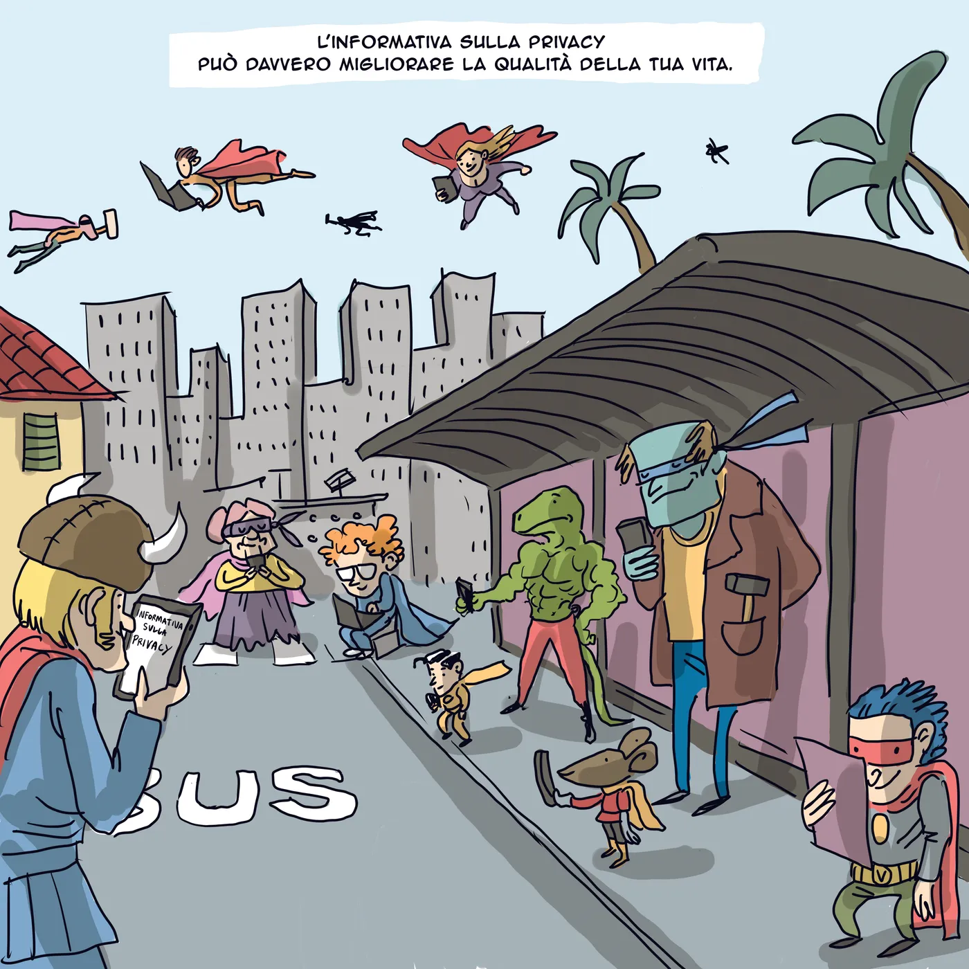 Zurich Connect spiega la privacy a fumetti — 11