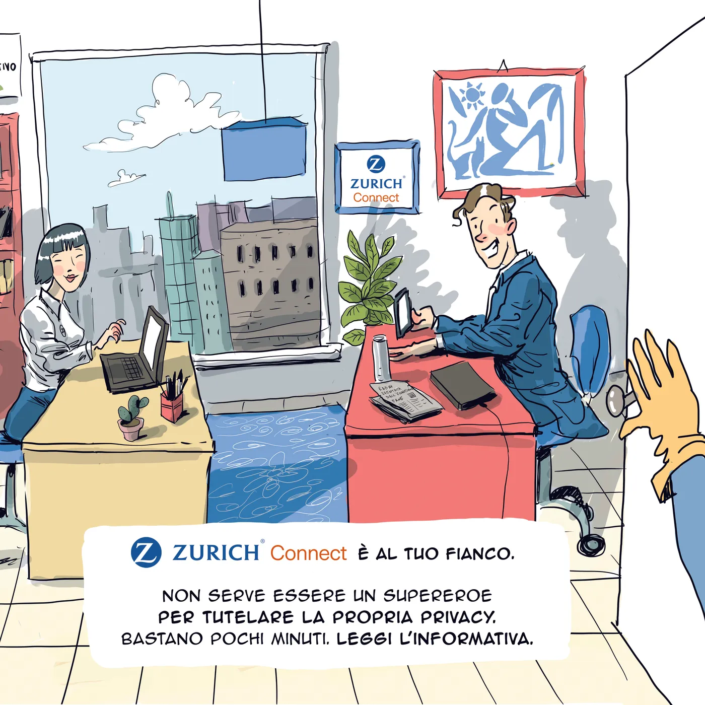 Zurich Connect spiega la privacy a fumetti — 12