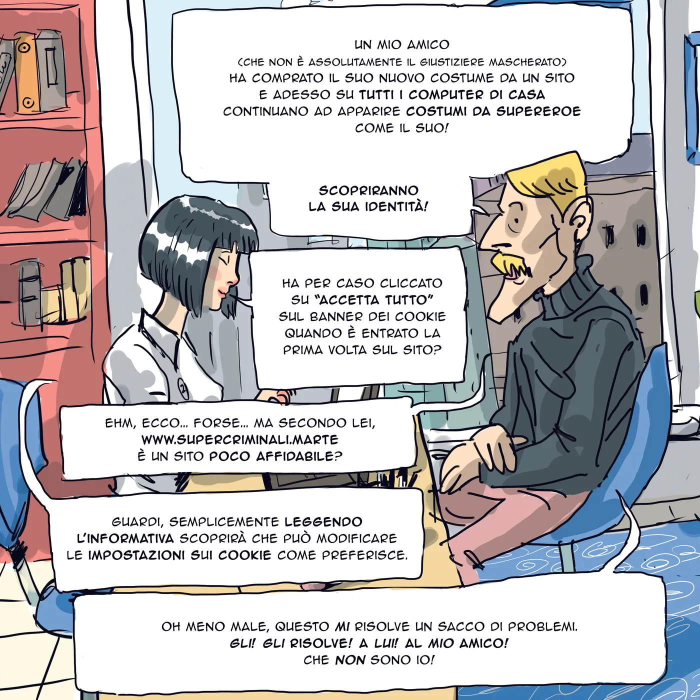 Zurich Connect spiega la privacy a fumetti — 9
