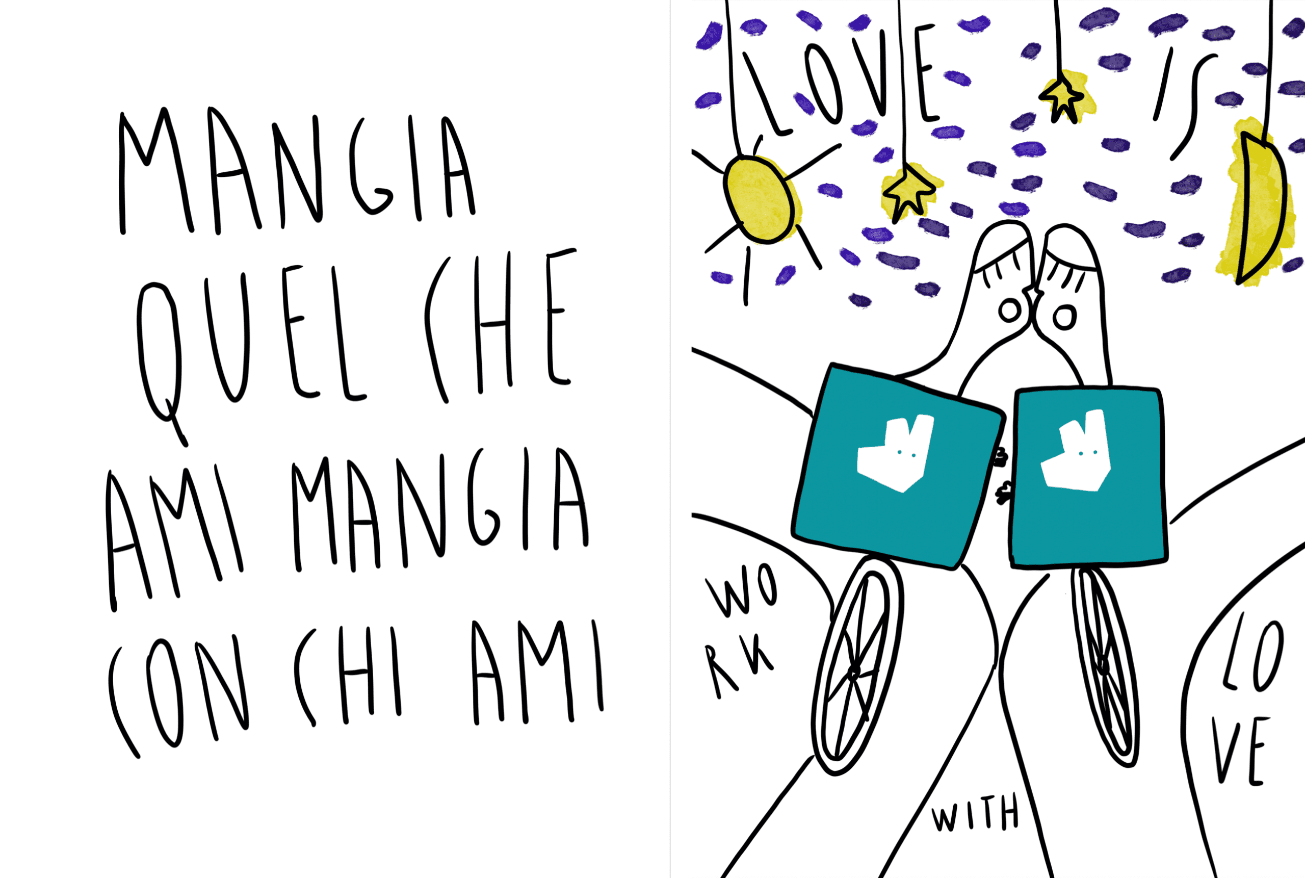 Con Deliveroo, mangia quel che ami e con chi ami
