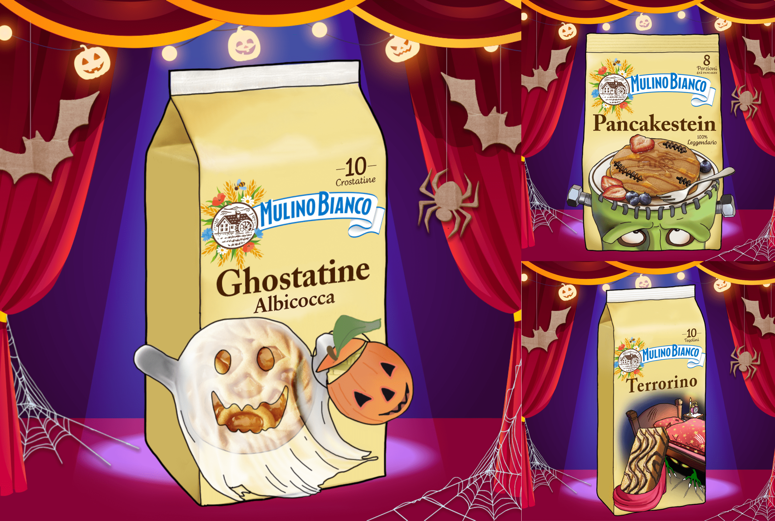 Mulino Bianco porta l'ironia sul packaging della colazione