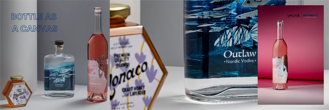 Con VETROelite la bottiglia si fa tela — 1