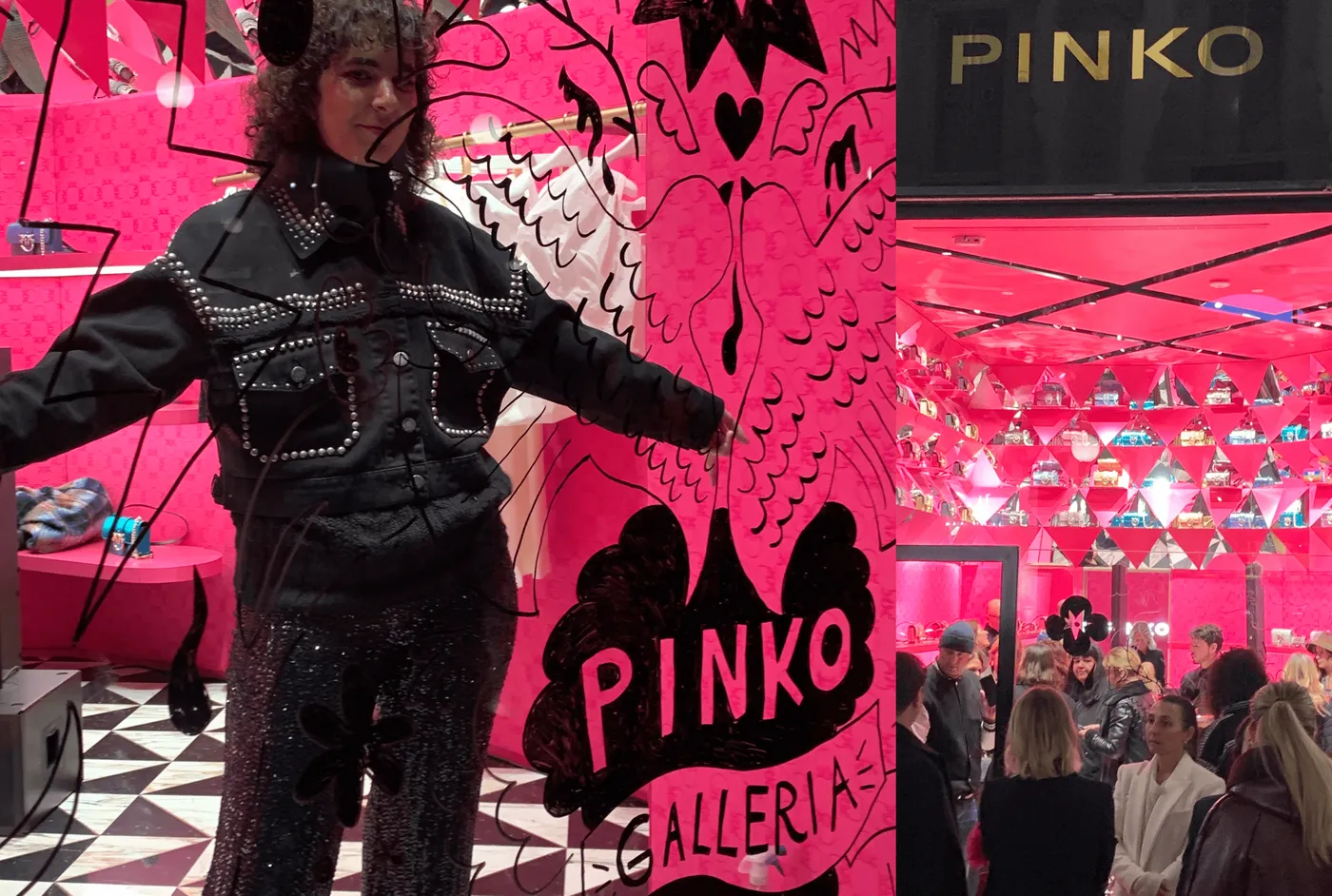 La vetrina come tela: Pinko apre in Galleria Vittorio Emanuele