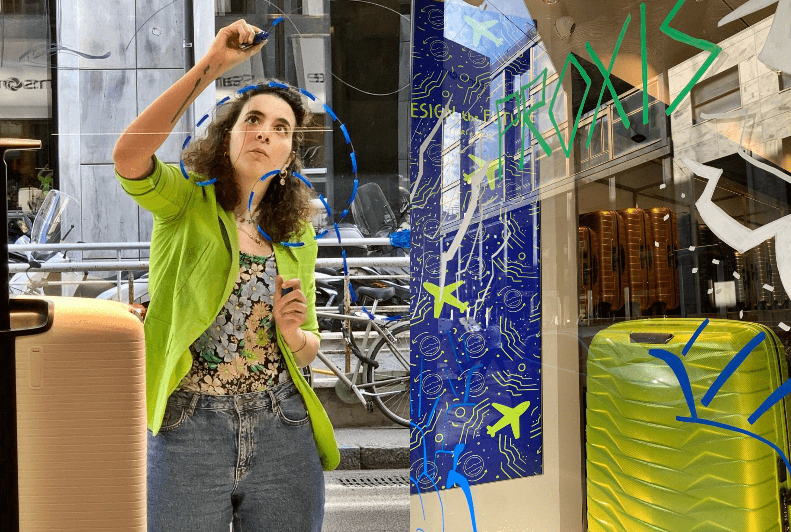 Il futuro in vetrina: Samsonite al Fuorisalone con Diari di Brodo