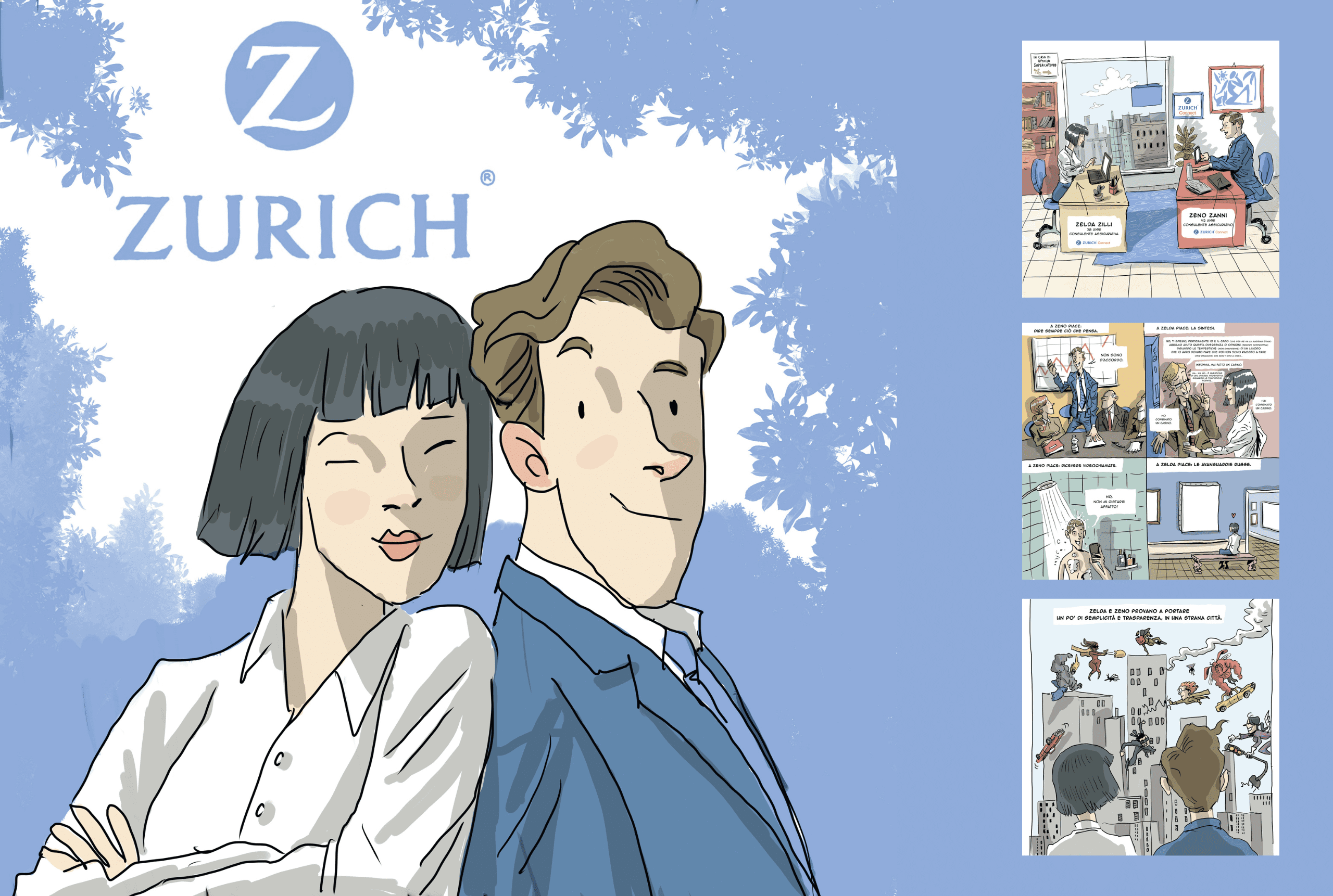 Zurich Connect spiega la privacy a fumetti