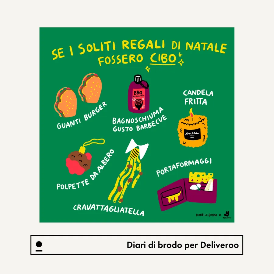 Il regalo più bello, illustrato: la campagna Deliveroo — 3