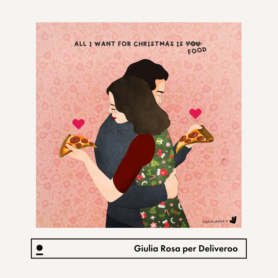 Il regalo più bello, illustrato: la campagna Deliveroo — 4