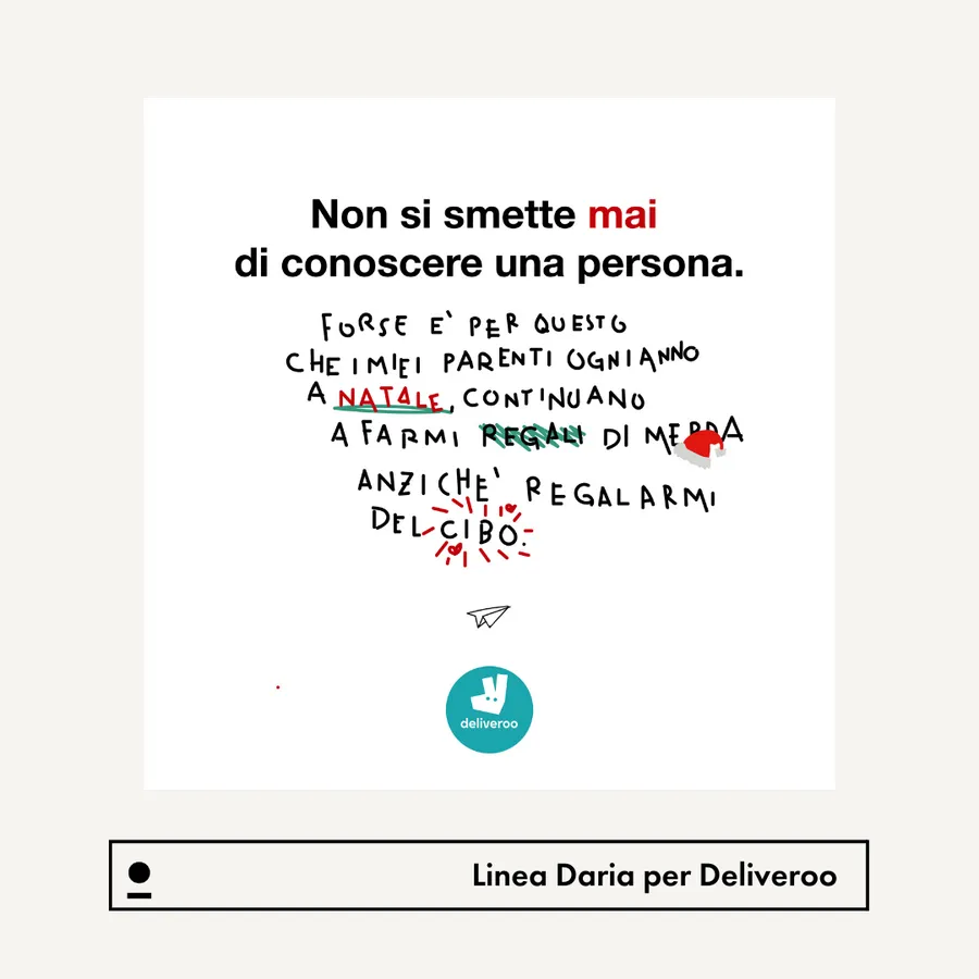 Il regalo più bello, illustrato: la campagna Deliveroo — 2