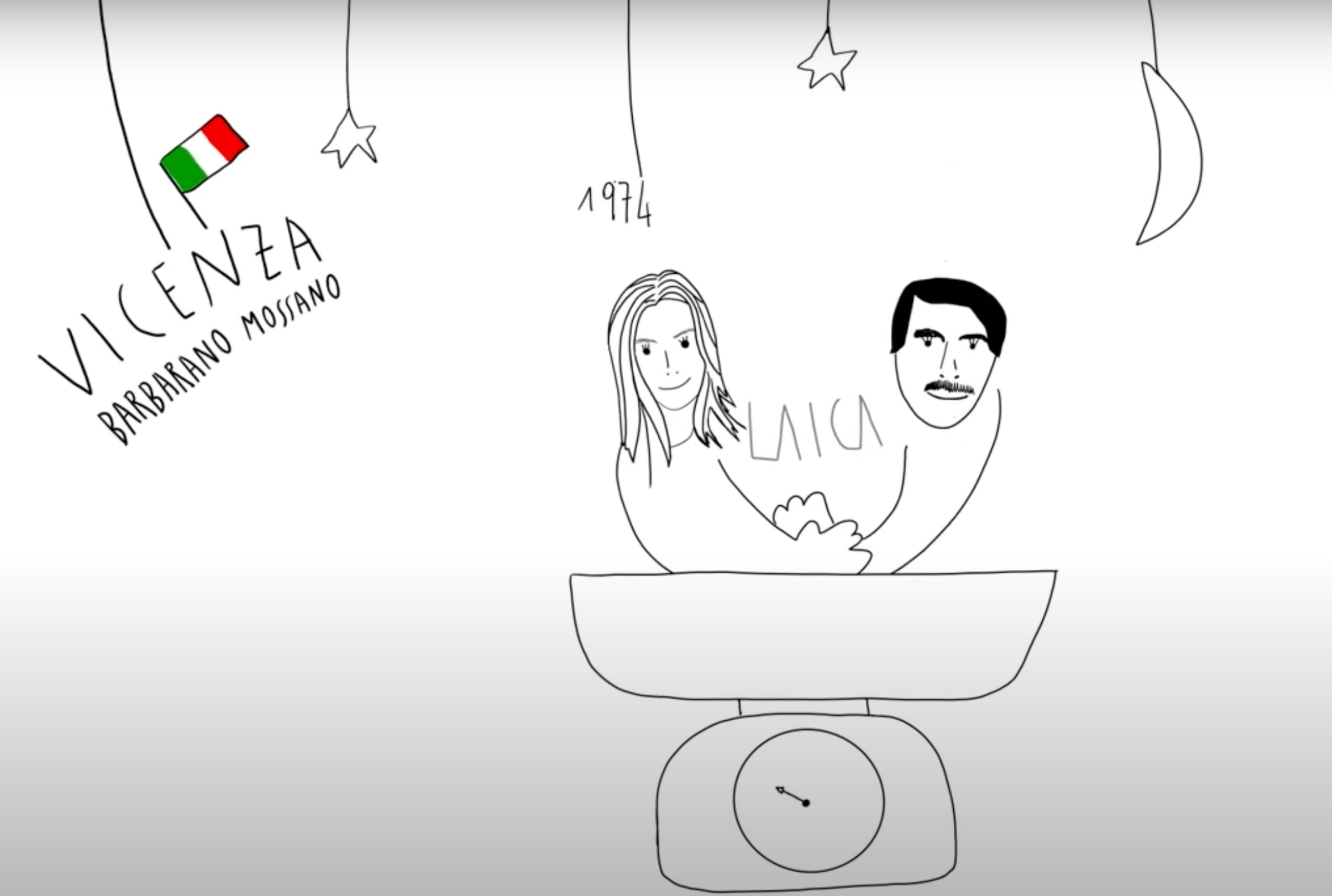Laica celebra cinquant'anni in un video d'autore