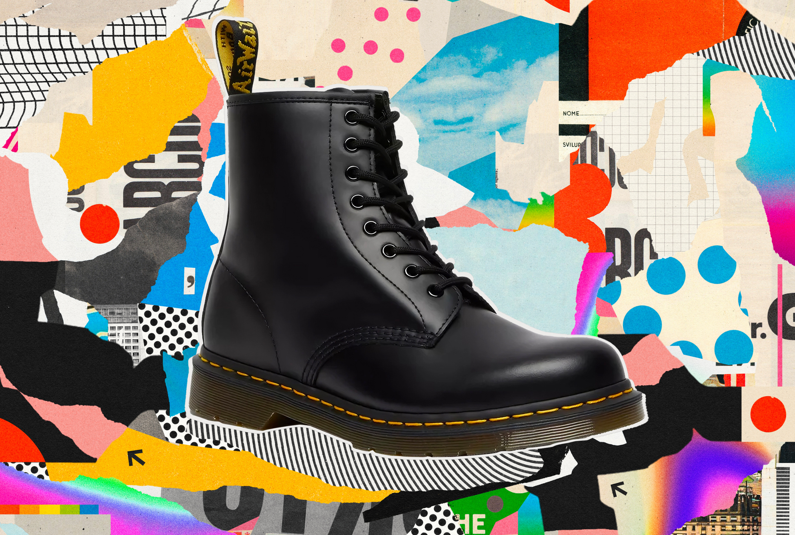 Lo store Dr. Martens si trasforma in tela d'autore