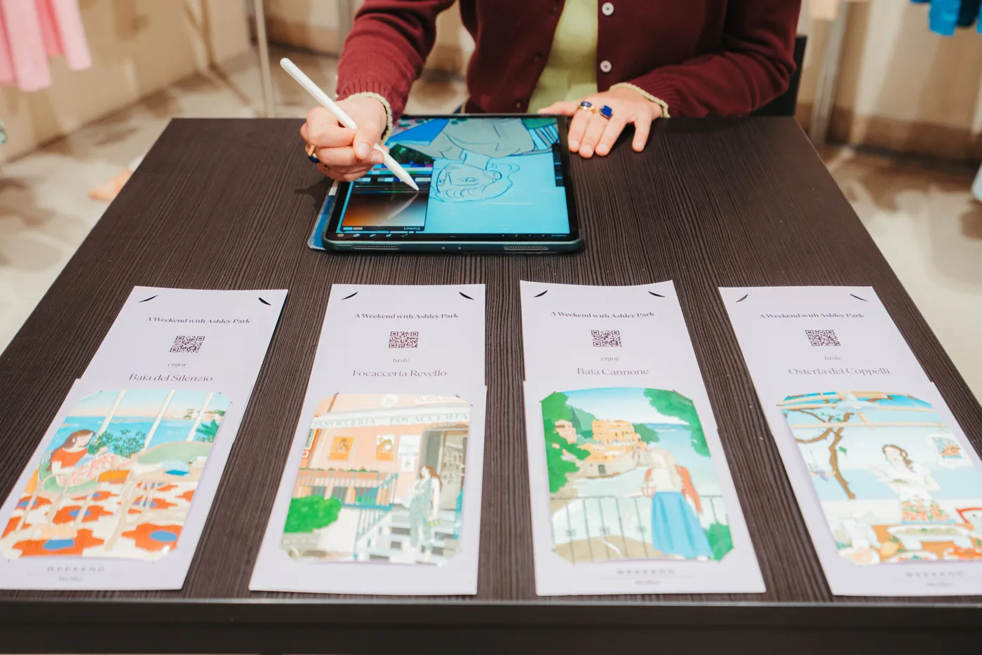 In valigia c'è l'illustrazione: il viaggio di Weekend Max Mara