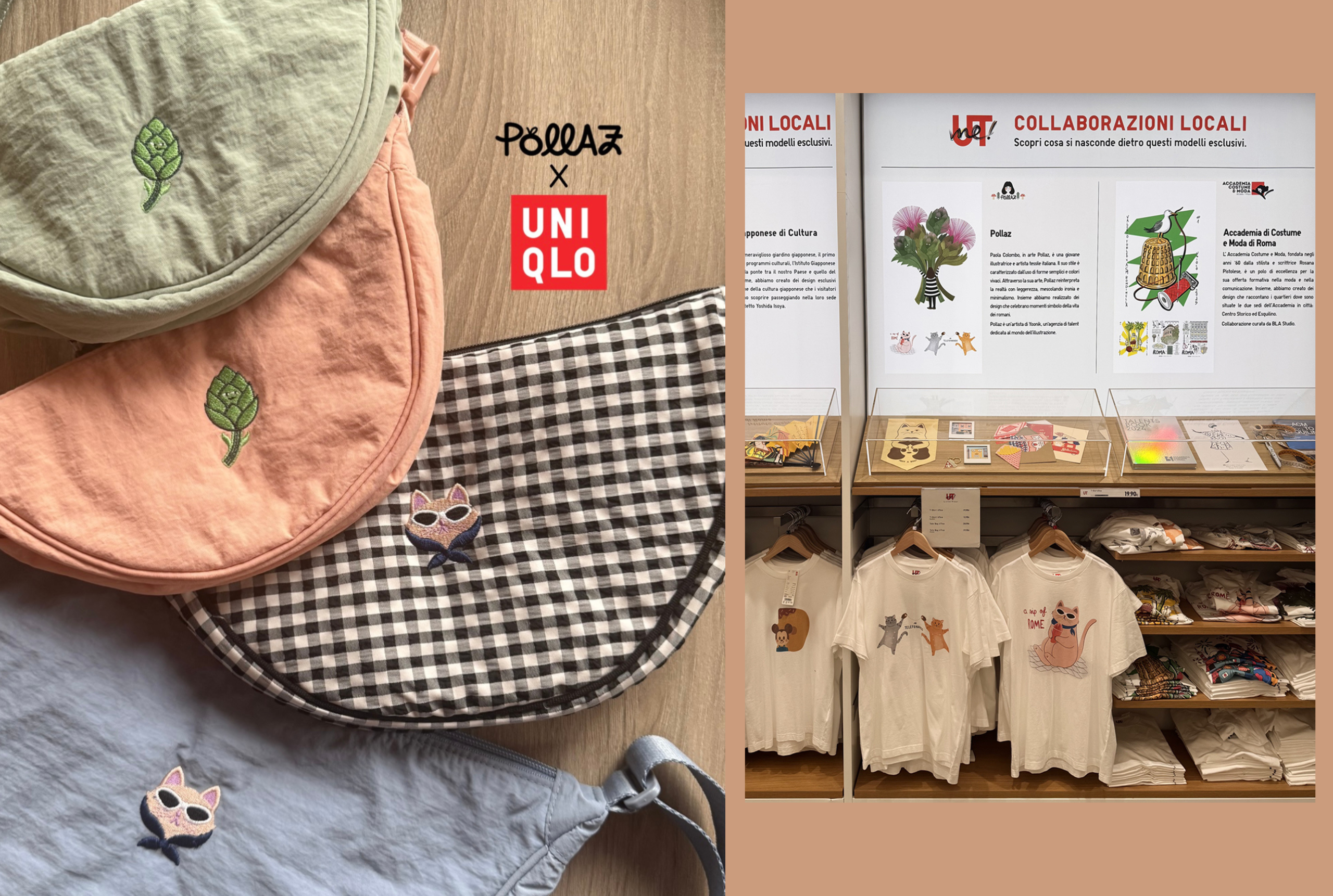 Uniqlo incontra il segno di Pollaz, tra global e local