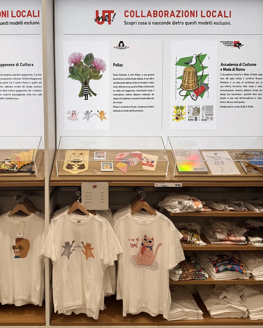 Uniqlo incontra il segno di Pollaz, tra global e local — 10