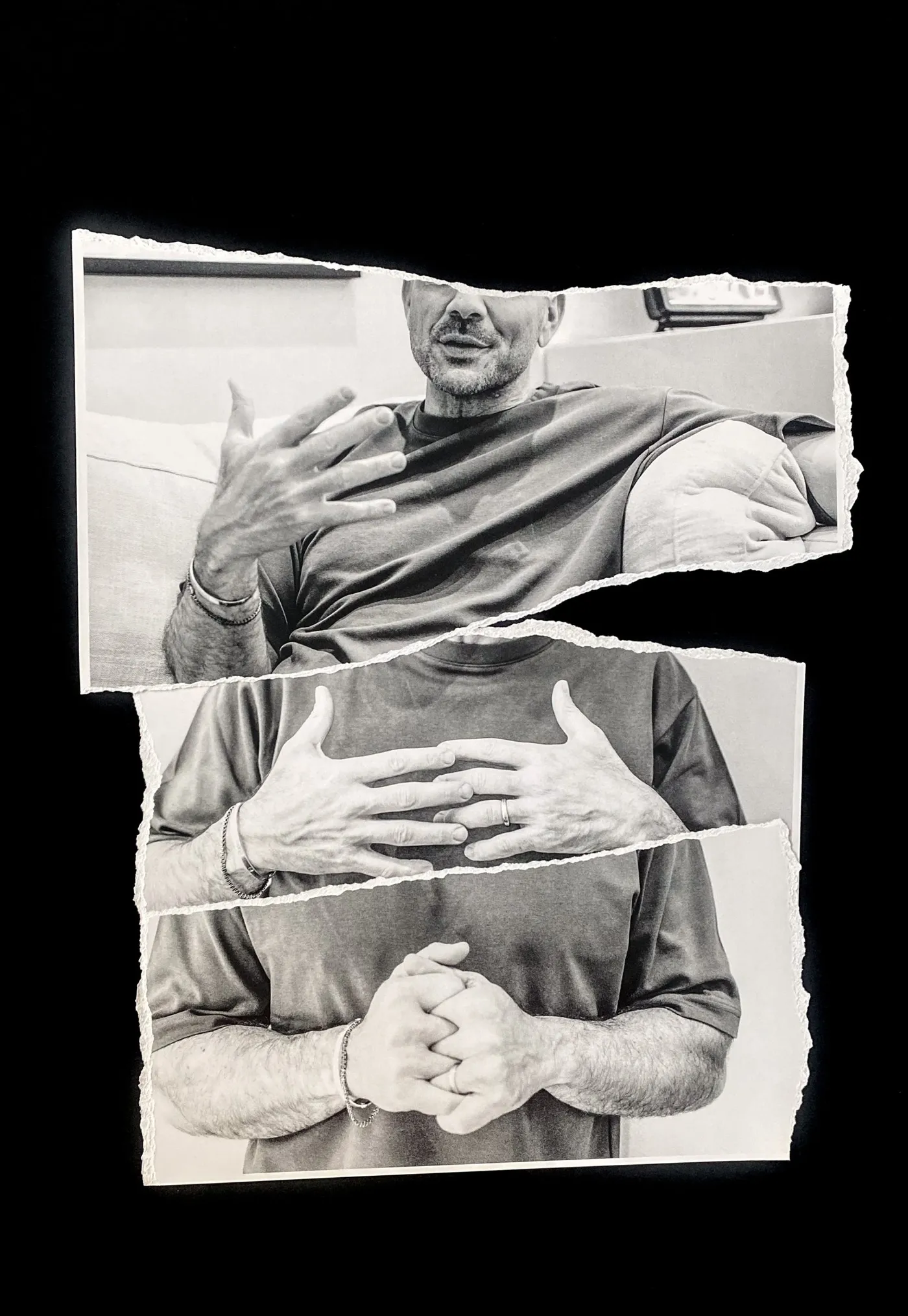 Ritratti fatti a pezzi: la fotografia strappata di Alan Zeni — 1