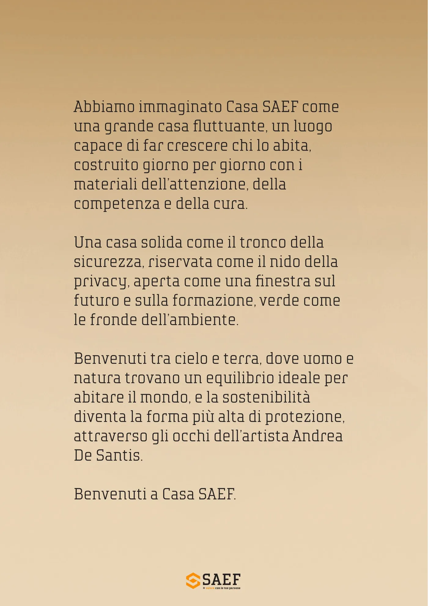 SAEF racconta per immagini l'arte di abitare la sostenibilità — 5
